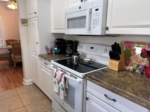 Kuerig and drip coffee pots.