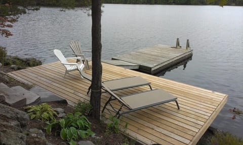 Our new 20' x 10' south-west facing dock.