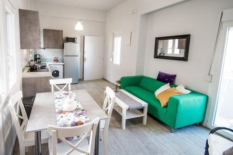 New Modern Apartment in Chania,Living and dining area