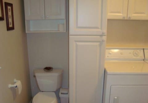 Washroom with laundry facilities (supplies included)