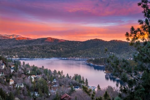 Breathtaking Lake Arrowhead view from main deck