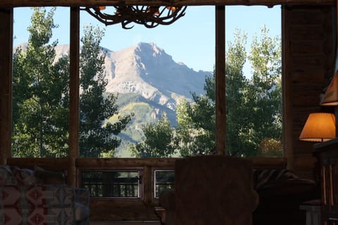 Dallas Peak from the living room