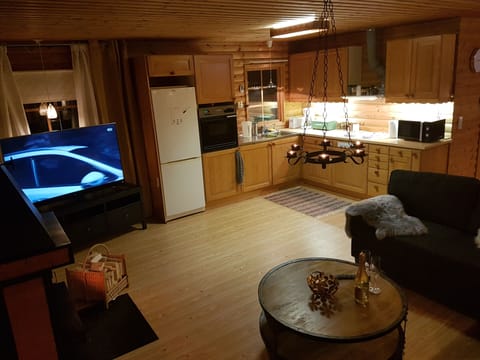 Well-equipped kitchen.