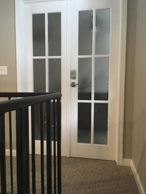 Entrance to upstairs private bedroom 