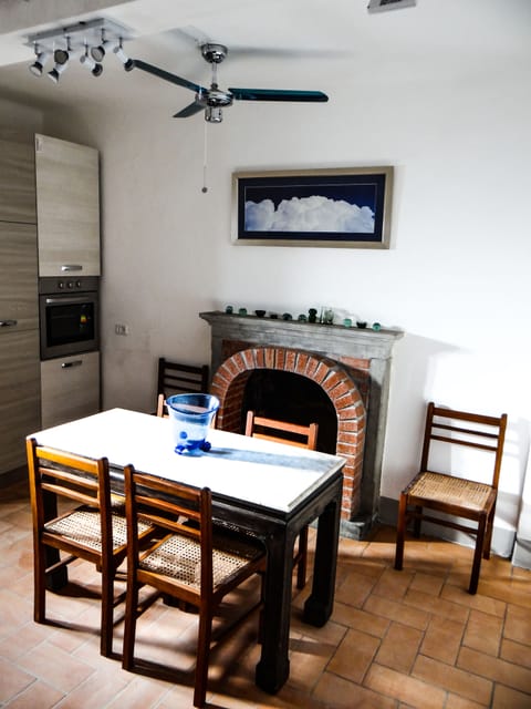 Kitchen Dining and Fire Place