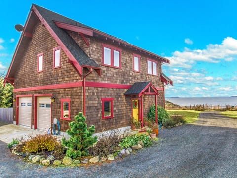 Exterior View of Water View Place, looking towards beautiful Haro Strait