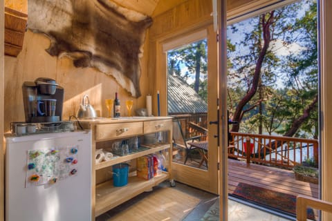Kitchenette area in mini-me cabin