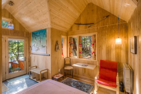 cozy cabin sitting area