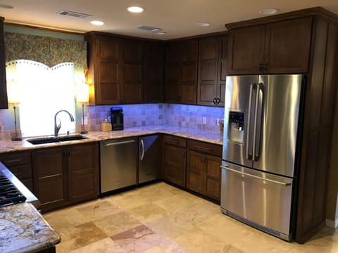 kitchen, has 3 ice makers, 4th in gameroom to supply large groups or ice chest. 