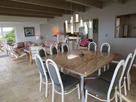 Upgraded dining room table and lights (03/15)