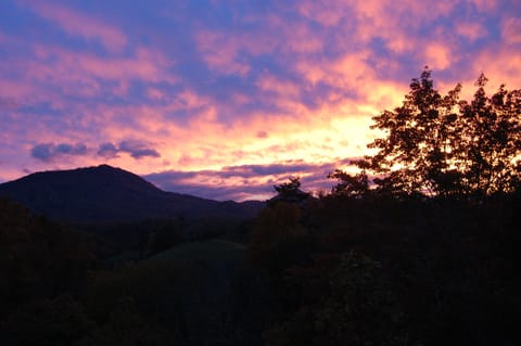 Beautiful fall sunset