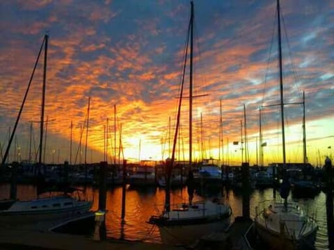Stunning sunset at St. Andrews Marina
