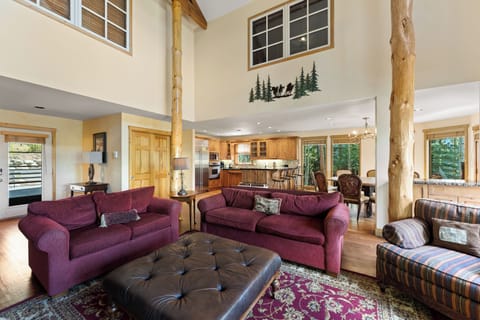 Ample windows ensure plenty of natural sunlight fills the room.