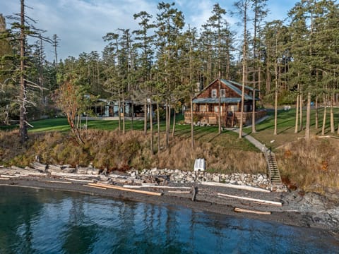 Privately shared beach.