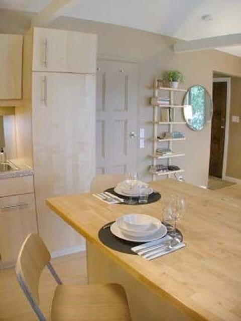 View of Front Door from Kitchen