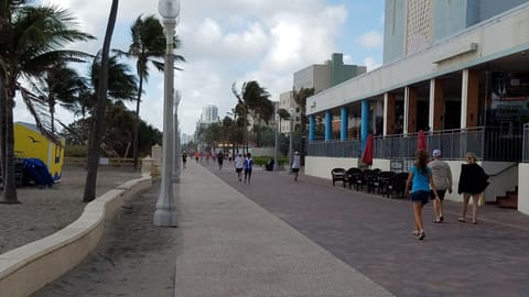 Hollywood beach boardwalk