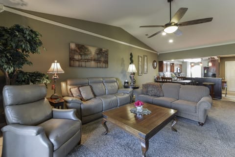 Large Living Room, Sofa Sleeper, reclining sofa, recliner, 55 Inch TV
