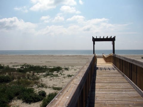 On the beach