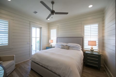 Additional King Bedroom on 30A Side with private bathroom.