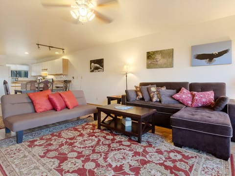 Living room with Smart TV