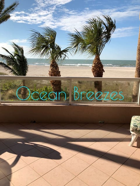 Balcony View Of The Gulf Of Mexico and Sand Key Beach - Enjoy the Ocean Breezes Just Outside The Living Room, and Both Bedrooms on Your Private and Large Balcony!
