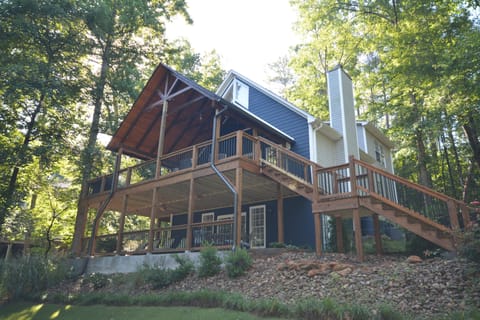 New for 22!  Expanded deck and sun room, perfect for sunset views of Lake Keowee