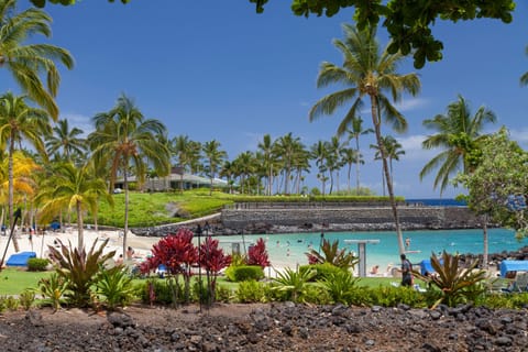 Beach nearby, sun loungers, beach towels