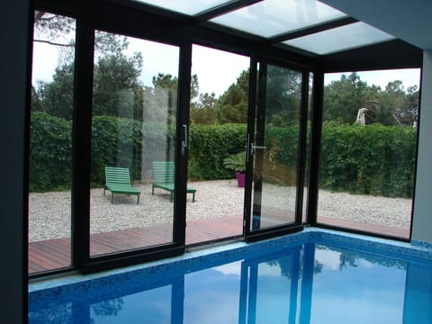 Indoor pool, a heated pool