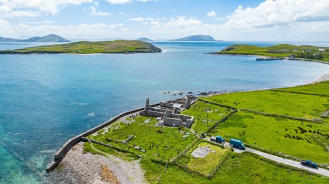 Monastery Ruins at Ballinskelligs Abbey, County Kerry, Ireland