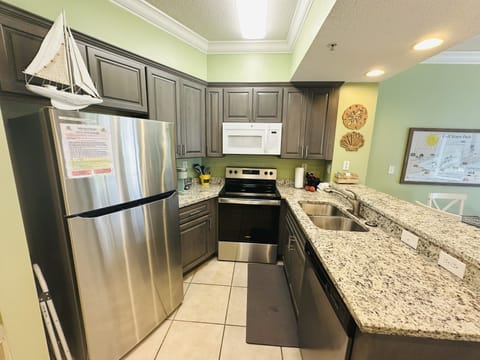 Kitchen and Dining areas open to living room