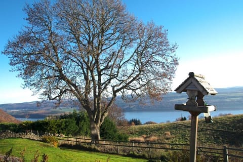 View from conservatory of Loch Ness.