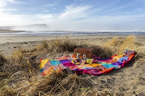 On the beach