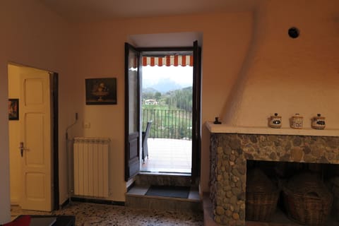 The lovely patio is right off the kitchen