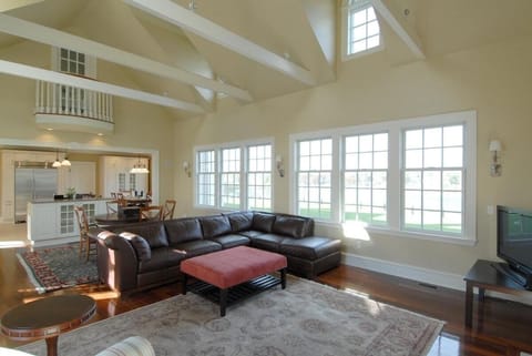 Large, open family room.