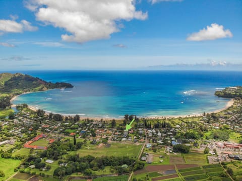 HANALEI BAY - House is walking distance to Pine Trees beach and a 5 min stroll to town, 4 bikes included.
