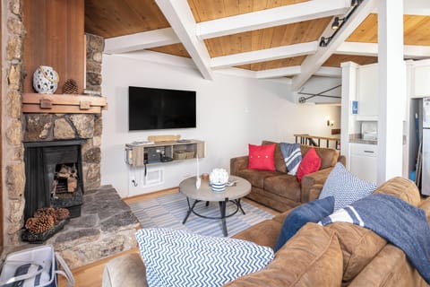 Star Harbor 10 Living Area Fireplace - Star Harbor 10 Living Area Fireplace