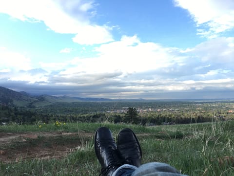 View from one of the hundreds of trails around Boulder