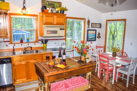 Great Room ~ Kitchen & Dining area.