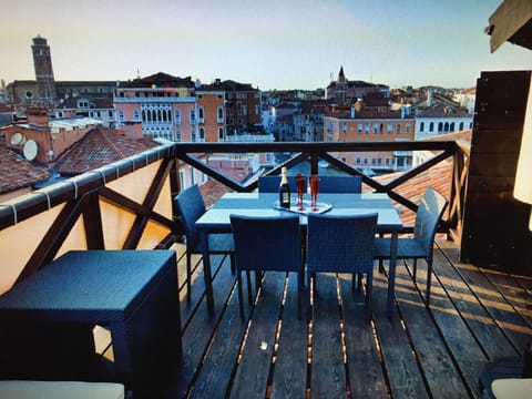 View from the terrace on the Grand Canal