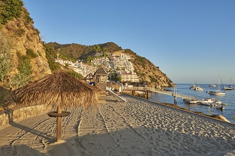 On the beach