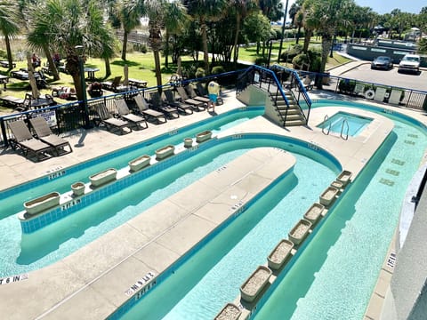 Indoor pool, outdoor pool