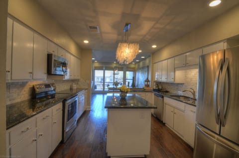 Kitchen with Granite Countertops and Stainless Appliances
