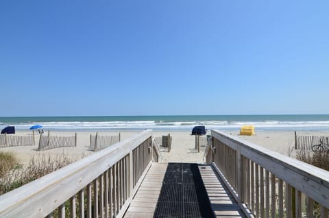 On the beach