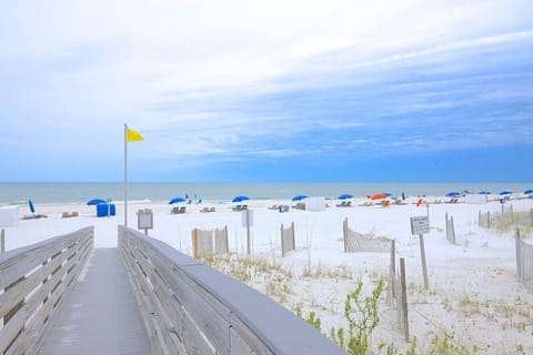 On the beach