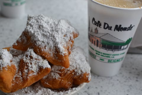 Delicious beignets nearby