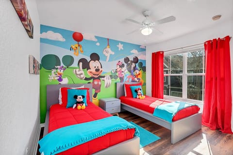 Mickey two twin beds room