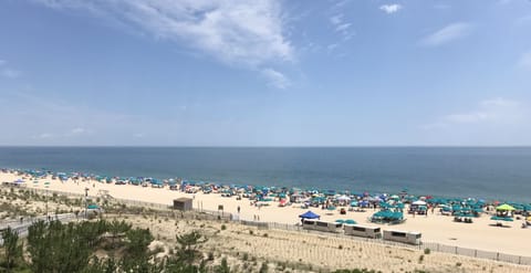 Expansive beach/ocean view from your 5th floor condo at Farragut House!