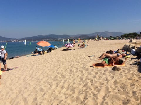 On the beach