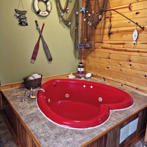 Redbud hot tub