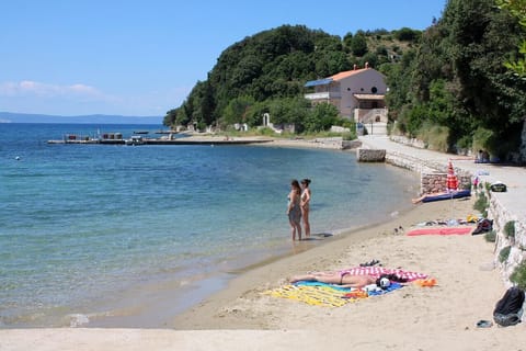 On the beach